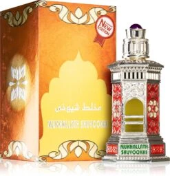 Al Haramain Mukhallath Shuyookhi Silver -Parfum Cosmétique al haramain mukhallath shuyookhi silver huile parfumee mixte 1