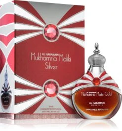Al Haramain Mukhamria Maliki Silver -Parfum Cosmétique al haramain mukhamria maliki silver huile parfumee mixte 1